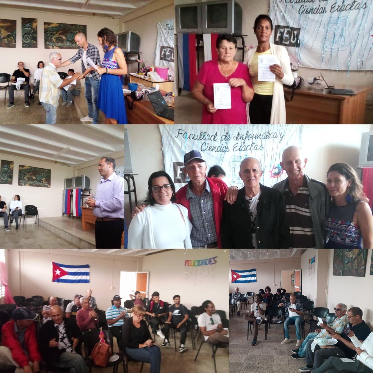 Sencillo pero caluroso Claustro de la Facultad de Informática y Ciencias Exactas <a href="/FICE_UNICA/">Facultad de Informática y Ciencias Exactas</a> con lindas iniciativas culturales que recordaremos siempre, y el merecido reconocimiento a nuestros educadores por su entrega constante.
<a href="/CubaMES/">MES</a> <a href="/FctGallardo/">@gallardo-UNICA</a> <a href="/UNICACu/">Universidad de Ciego de Ávila</a> <a href="/FeuGomez45467/">FEU UNICA Máximo Gómez</a>