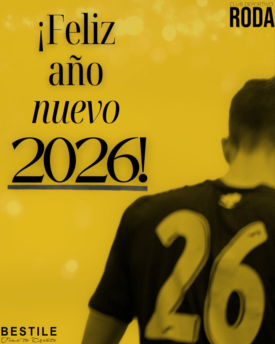 ¡𝗙𝗲𝗹𝗶𝘇 𝗮𝗻̃𝗼 𝗻𝘂𝗲𝘃𝗼 𝟮𝟬𝟮𝟲 𝗱𝗲 𝗽𝗮𝗿𝘁𝗲 𝗱𝗲 𝘁𝗼𝗱𝗮 𝗹𝗮 𝗳𝗮𝗺𝗶𝗹𝗶𝗮 𝗴𝘂𝗮𝗹𝗱𝗶𝗻𝗲𝗴𝗿𝗮 🖤💛!

#CDRoda #SomRoda