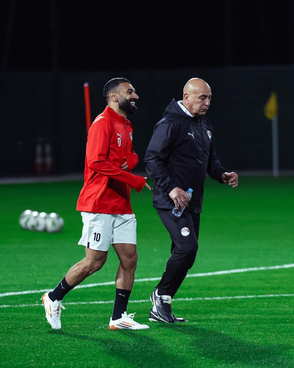 من تدريبات منتخب مصر. (إكس) 