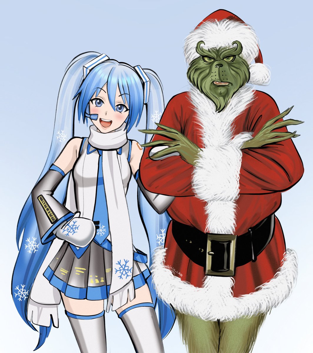 The Christmas spirit has arrived on Fortnite ✨✨✨✨✨
Pls consider using code gigis_lab to support me it will help me a lot #EpicPartner 
#Fortnite #Hatsunemiku #winterfest #FortniteArt