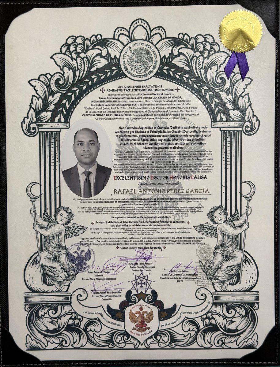 En <a href="/EmergenMedHB/">Em & Critic Care HB</a> obtuvimos este año la máxima distinción de EXCELENTÍSIMO DOCTOR HONORIS CAUSA por nuestra trayectoria, aportes al conocimiento humano y nuestra profesión en pro de la humanidad. 

A Dios y a todos, gracias por su apoyo y confianza en nuestros 13 años de servicio.