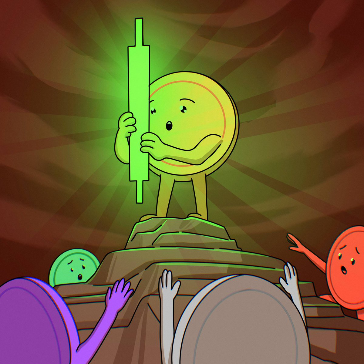 He trained so hard for this moment…

$Penny journey just began.