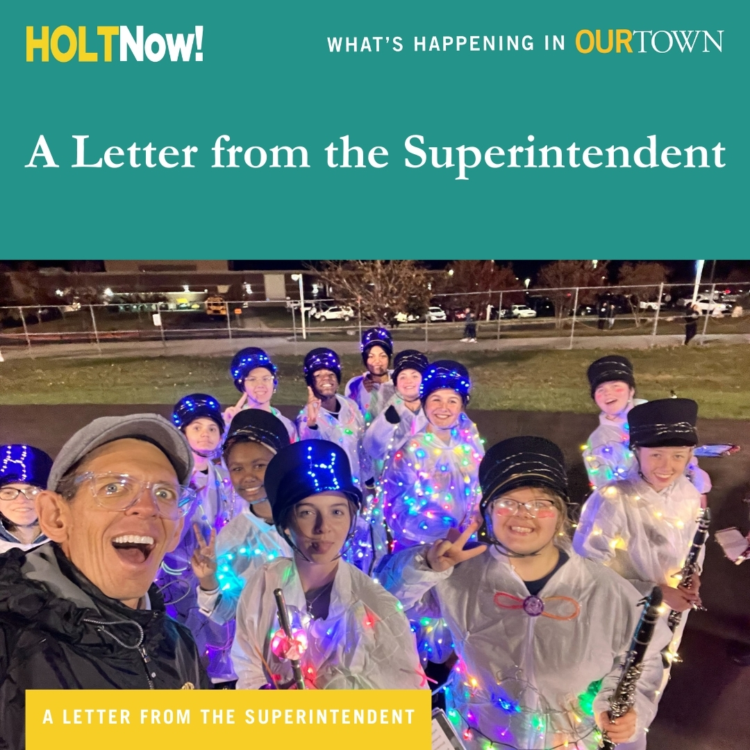 As the first semester wraps up, Superintendent David Hornak reflects on a season filled with student success, community spirit, and gratitude across Holt Public Schools. 💛 Read his full message in this month’s Letter from the Superintendent to learn more. bit.ly/3YBSsam