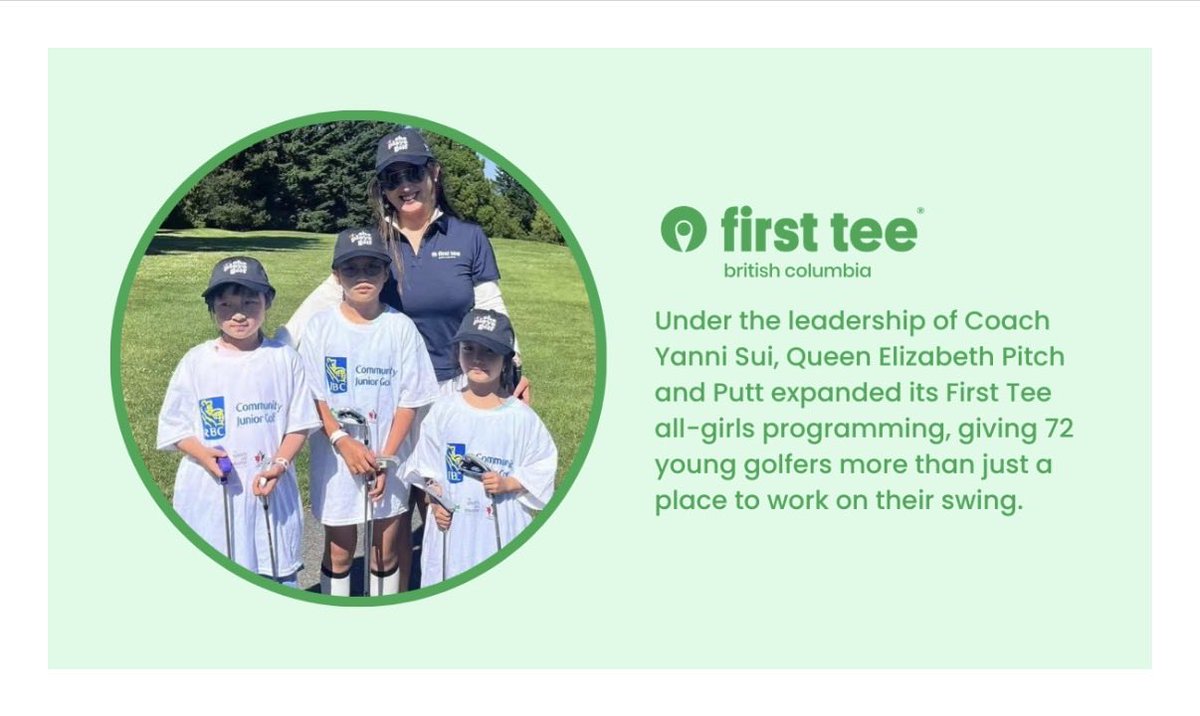 We were delighted to host <a href="/FirstTee/">First Tee</a> at our <a href="/VanParksGolf/">Vancouver Parks Golf</a> Queen Elizabeth Pitch and Putt again in 2025! 

For more info about our junior golf programs, visit: vancouver.ca/juniorgolf