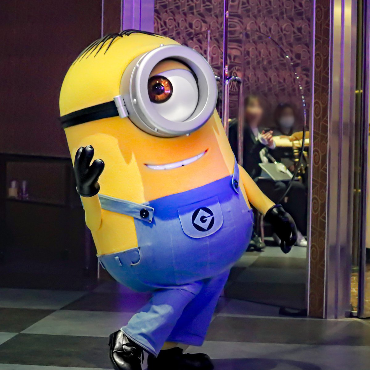 瞳クリックリでかっこいいスチュアートさん✨️ #USJファン