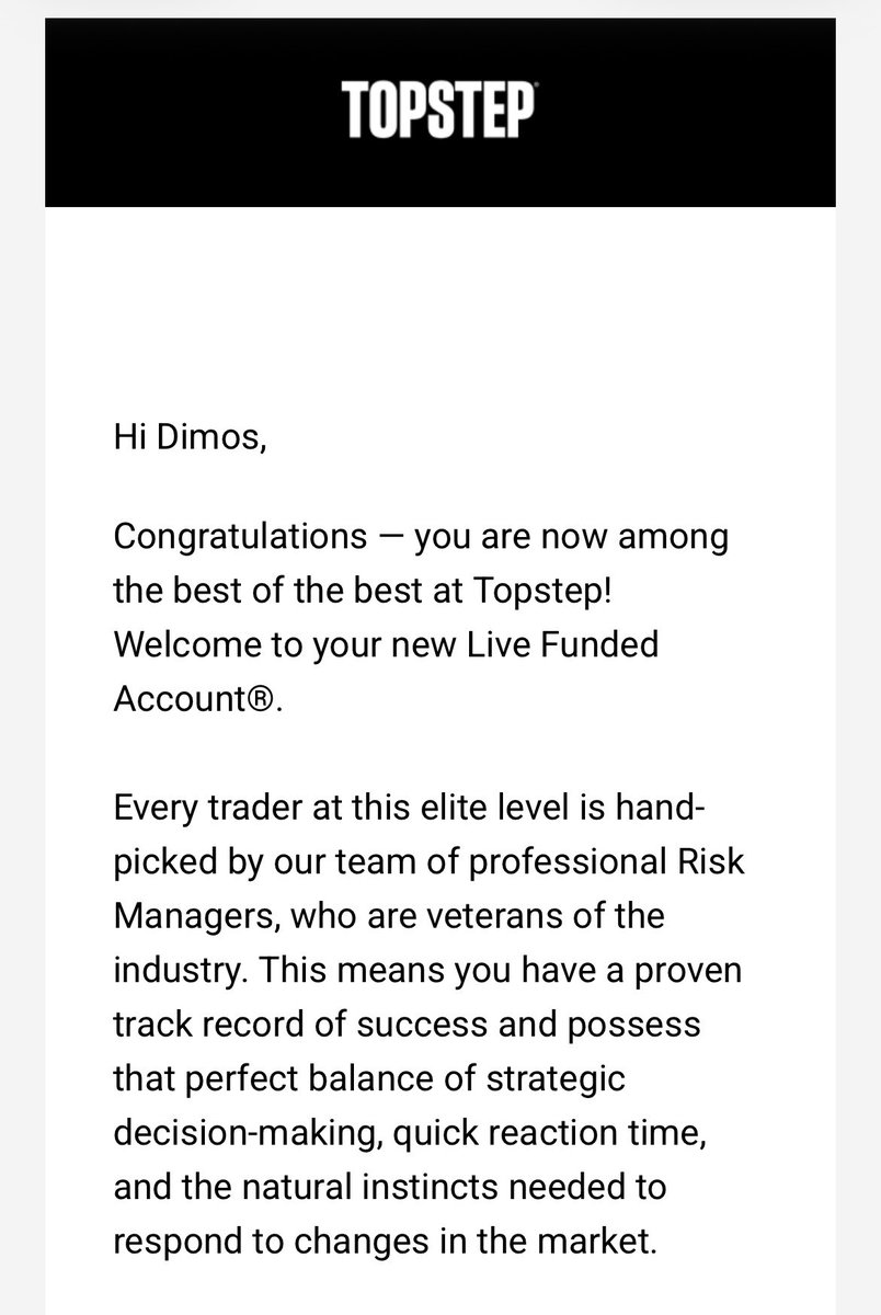 0xcvoid's tweet image. From nothing to the 1%

What a milestone 

God did it 🙏🏼 

1 year into trading and managed to do this

s/o @Manoli_trades &amp;amp; @dhesi_trades for helping me

Thank you @Topstep