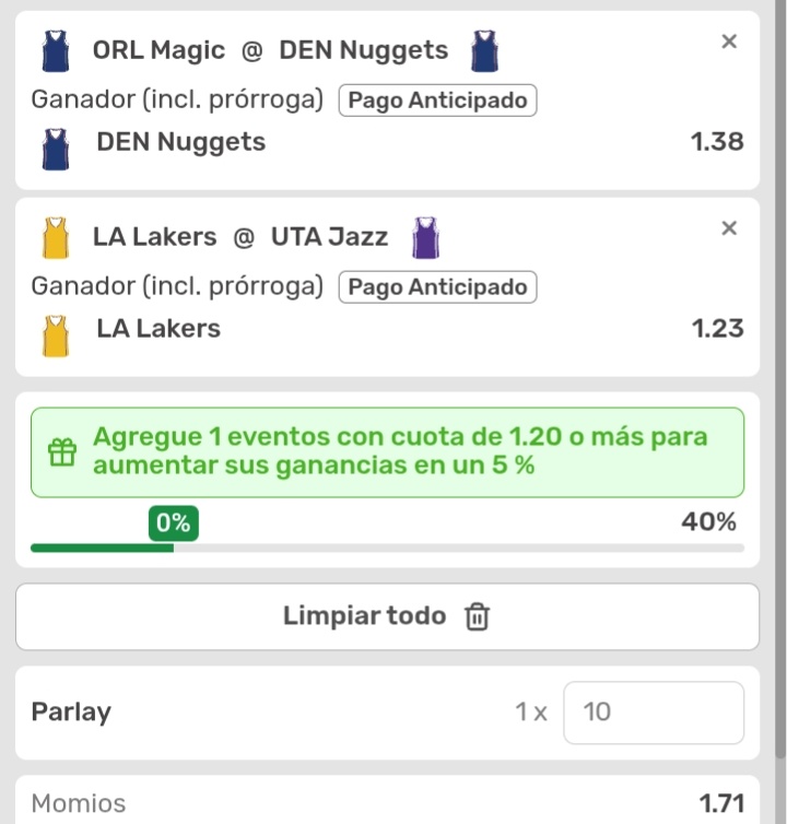 La apuesta del día de hoy 

Ya esta en el VIP 

Deje el enlace en el anterior Tuit