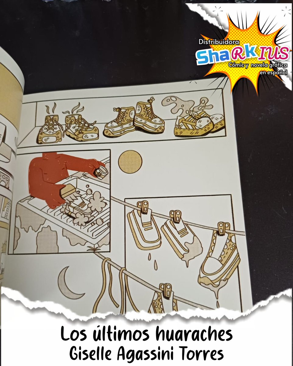 sharkomics's tweet photo. Los últimos huaraches 
@giiss_art
@Pixelatl #Secuenciarte 
$150
Cheto lavó sus tenis un día antes del apocalipsis zombie y ahora solo tiene los huaraches de su abuelo Tete y Cheto los odia, lo que no sabe es que poseen magia que invoca a un dios prehispánico.
Envíos a todo México https://t.co/a08UgyJvxJ
