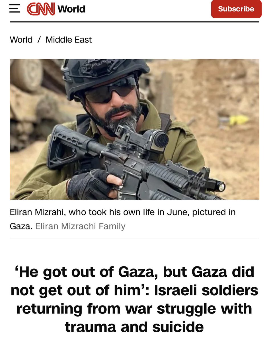 noahsamsen_'s tweet photo. IDF soldiers routinely murder and mutilate Palestinians by running them over with their tanks and bulldozers. Some have admitted to doing it *hundreds* of times. For these crimes they are then rewarded with sympathetic CNN profiles about their mental health. We live in hell https://t.co/07EMgMcnr3
