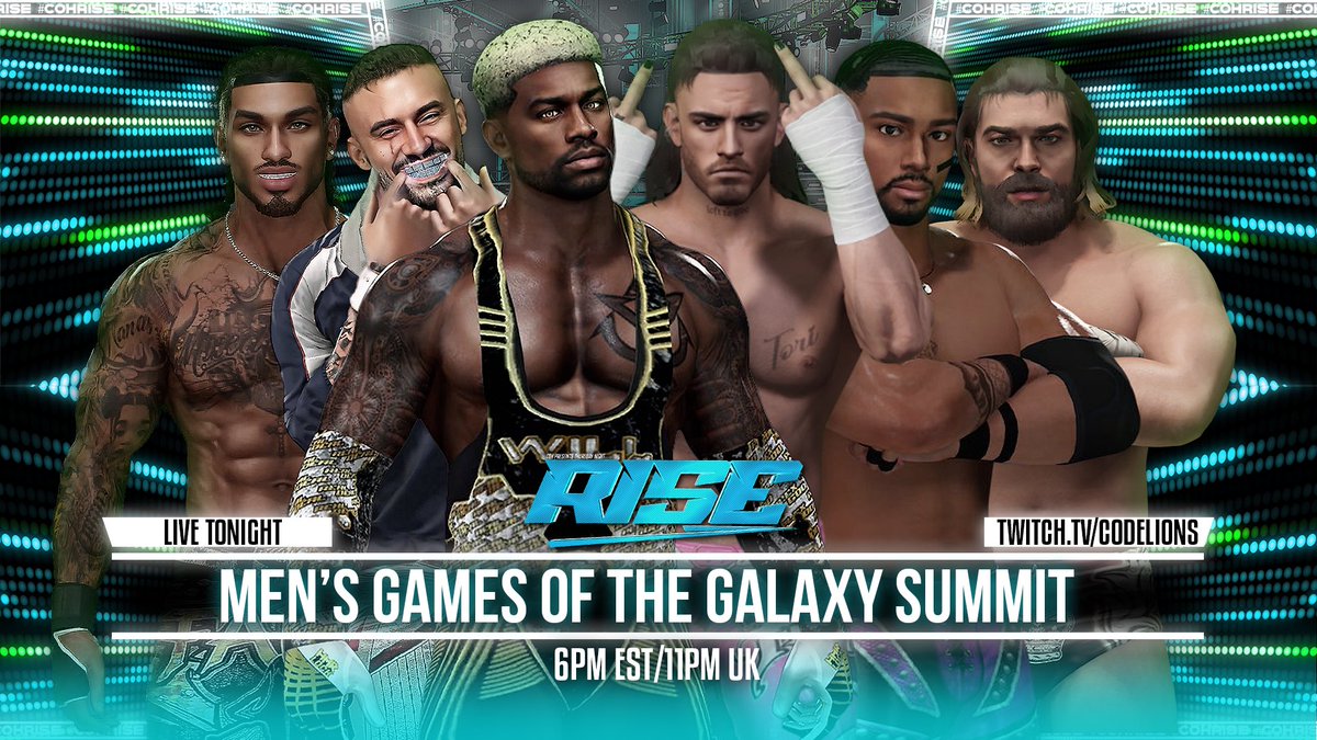 WE. ARE. LIVE.

It’s TIME for the special #COHRISEChicago as we continue the Road To #COHWrestleCadeXII! We kick things off BIG as it’s the official Men’s GOTG summit RIGHT NOW!

#WWE2K25

🔴LIVE NOW - Twitch.TV/CodeLions