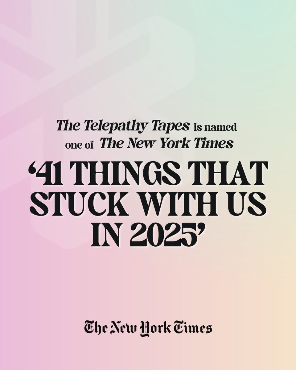 The Telepathy Tapes tweet media
