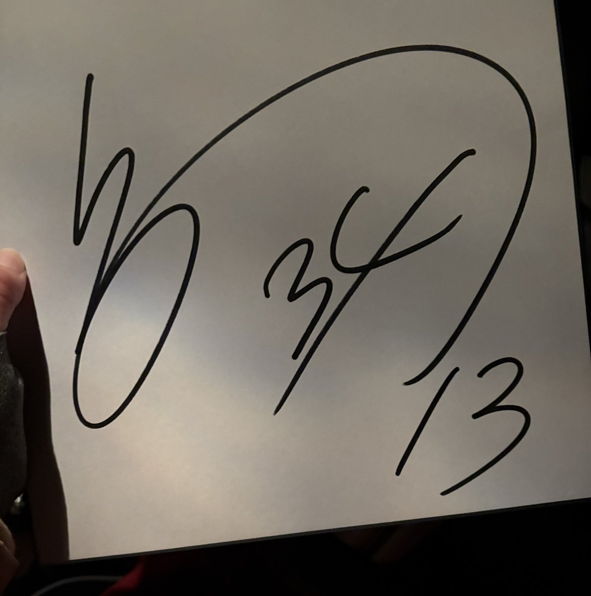 こちらが鹿島と代表背番号混合のサインです✍️ 詳しくはストーリーズ