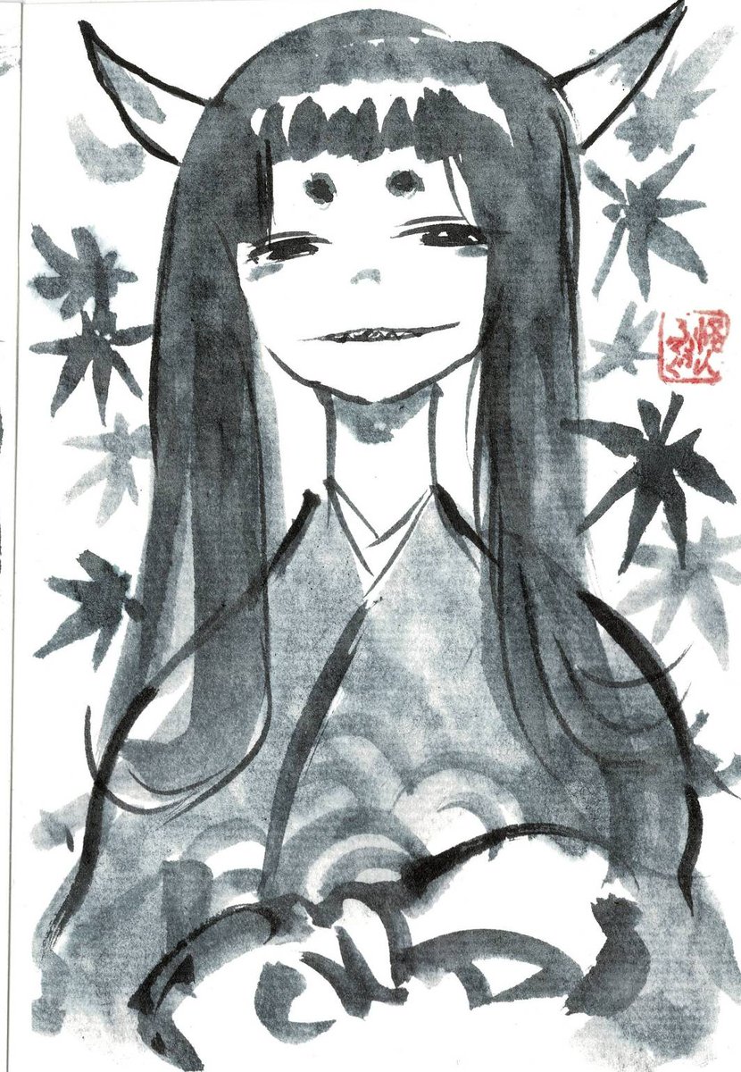 ねぶた 水墨画 MakotoFujimura2017, Mineral Pigments, Sumi Ink, Gold, Platinum