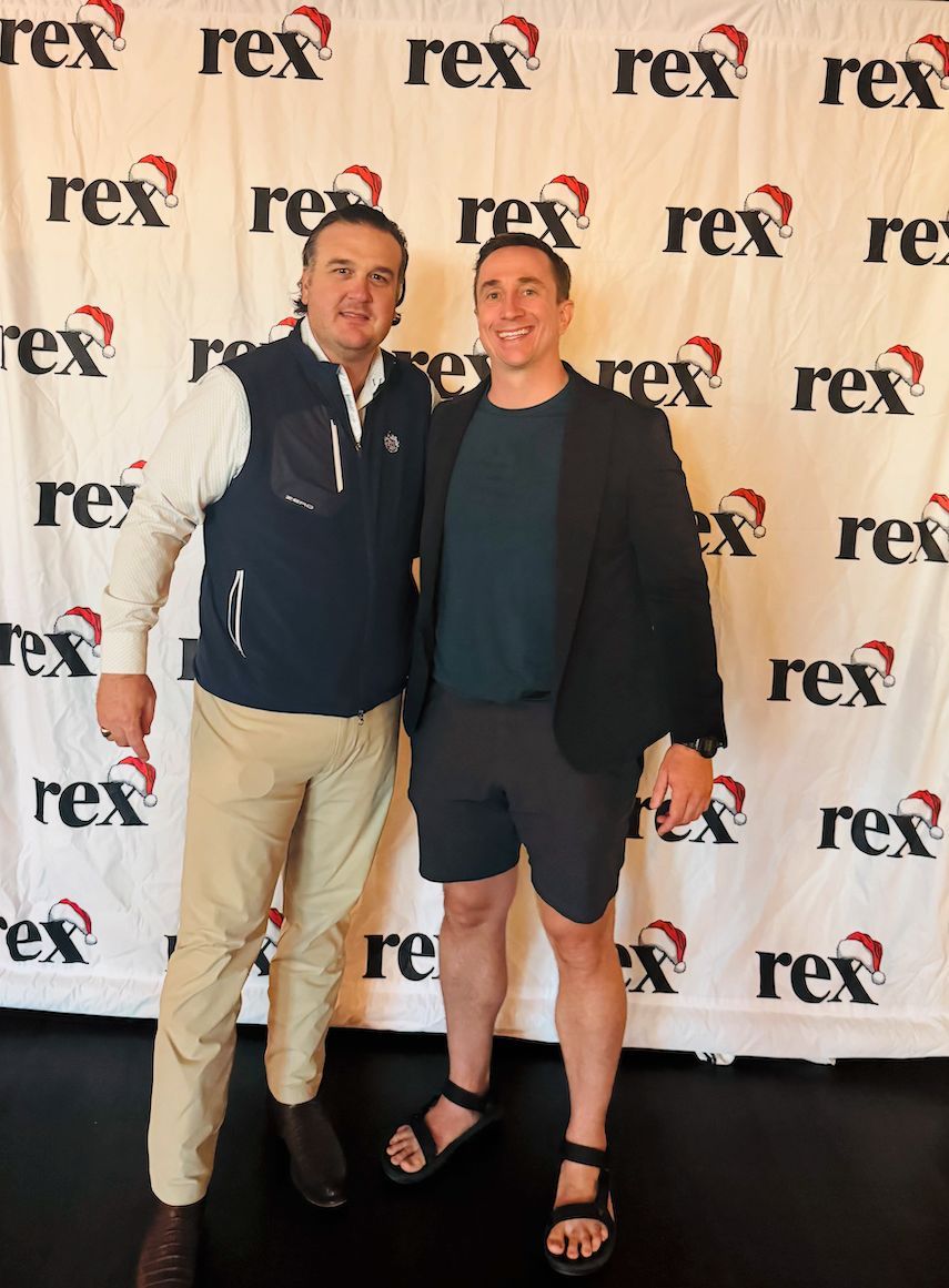 The Great Paul Rowsey! Blessing us with his presence at the Dallas Christmas Party.