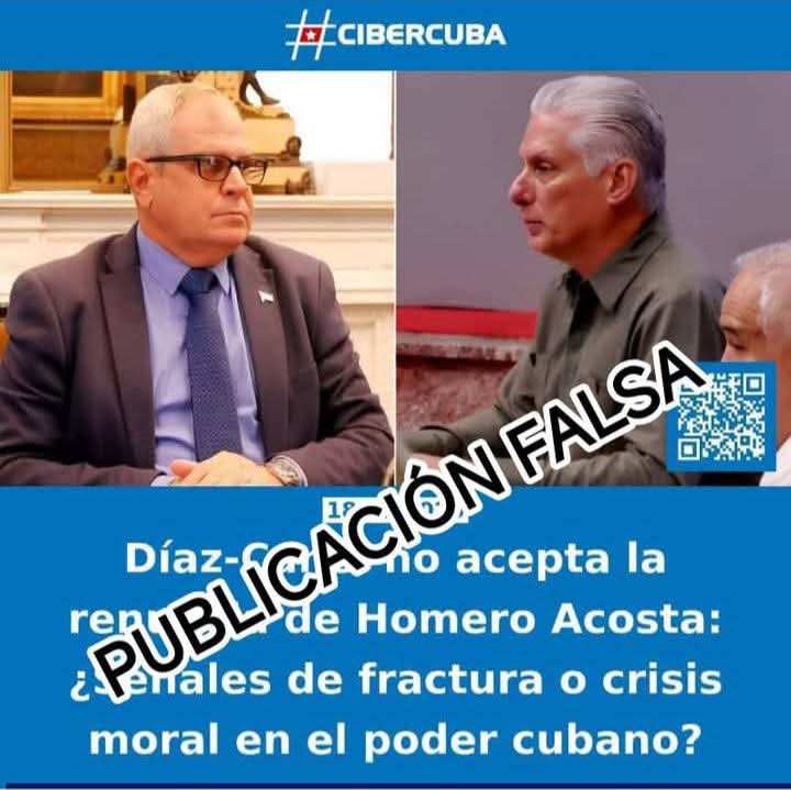 RP_OndaAlegria's tweet image. 📱 En redes sociales se ha compartido información #falsa sobre la no aceptación por el Presidente de la República de la renuncia de Homero Acosta Álvarez como Secretario de la @AsambleaCuba y del Consejo de Estado.

Continúe leyendo en 👇
.
.
.
🔗 shre.ink/q20M