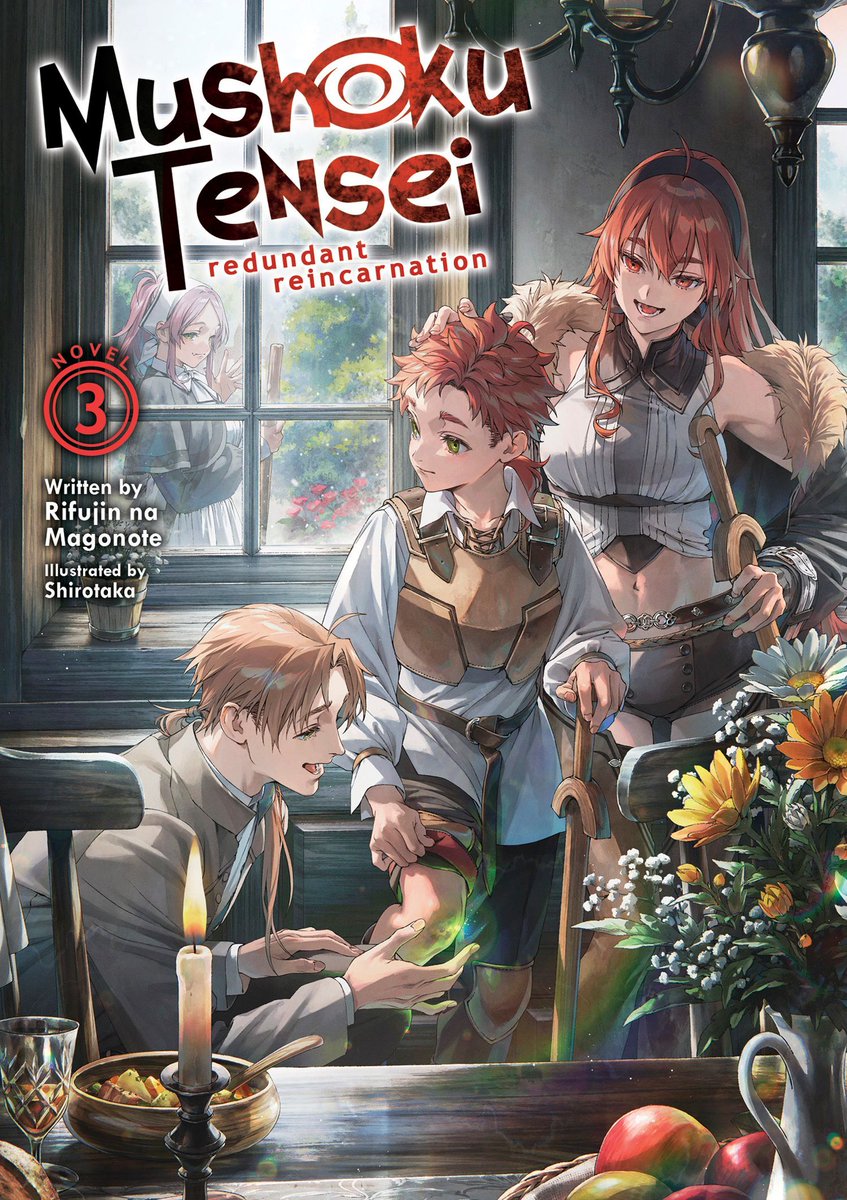 gomanga's tweet image. MUSHOKU TENSEI: REDUNDANT REINCARNATION (LIGHT NOVEL) Vol. 3

Dive back into the MUSHOKU TENSEI universe that inspired the popular anime as the hit isekai tale continues in this new light novel series!

Out today in print/digital! See RETAILERS section:
sevenseasentertainment.com/books/mushoku-…
