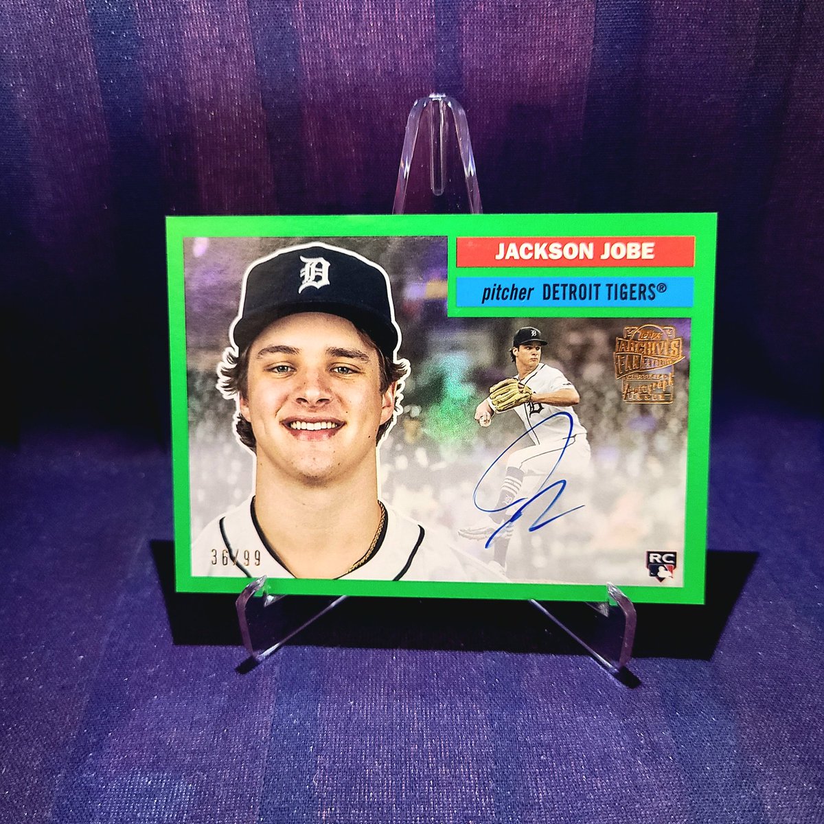 3bangerbreaks @Drakian_Bazaar Harrell Orange Jumbo Auto/49 - $15