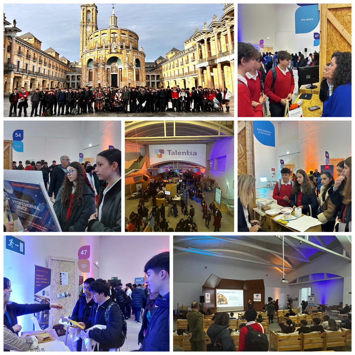 codemagijon's tweet photo. El alumnado de 4º ESO @codemagijon participa en la feria de orientación profesional #Talentia 🧑💼🛠️⚙️ desarrollada en @LABoral con el objetivo 🎯 de conectar el talento joven y el tejido empresarial de Asturias #TuFuturoEnAsturias @FADEAsturias #CodemaOrientación @ETCMFSANTIAGO https://t.co/FtQTRmM7Mg