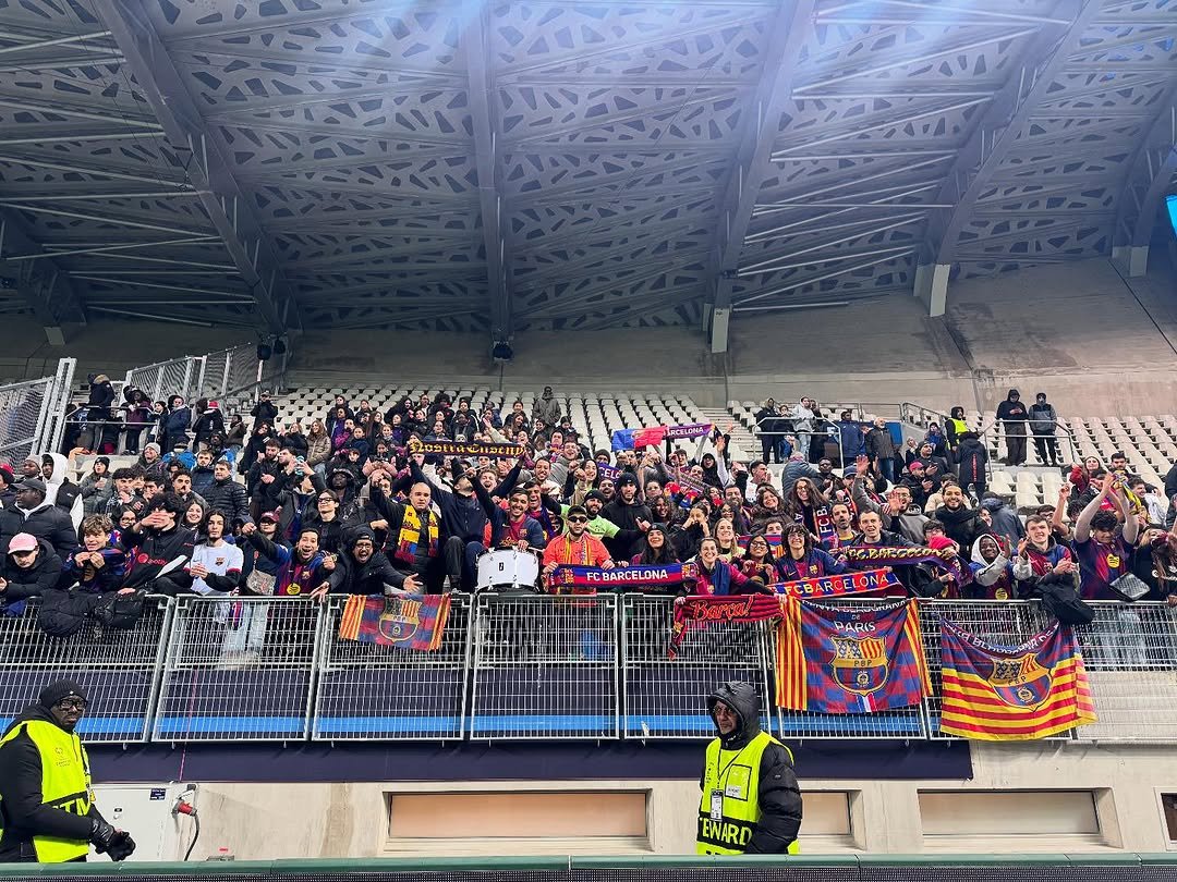 La PBP au Stade Pierre de Coubertin pour <a href="/FCBhandbol/">Barça Handbol</a>, à l'Adidas Arena pour <a href="/FCBbasket/">Barça Basket</a> et enfin au Stade Jean Bouin pour <a href="/FCBfemeni/">FC Barcelona Femení</a> ! 

🎵 Un sentiment
🎵 Molt dins de mi
🎵 T’animaré
🎵 Cada partit !

Mes que un club ! 💙❤️
