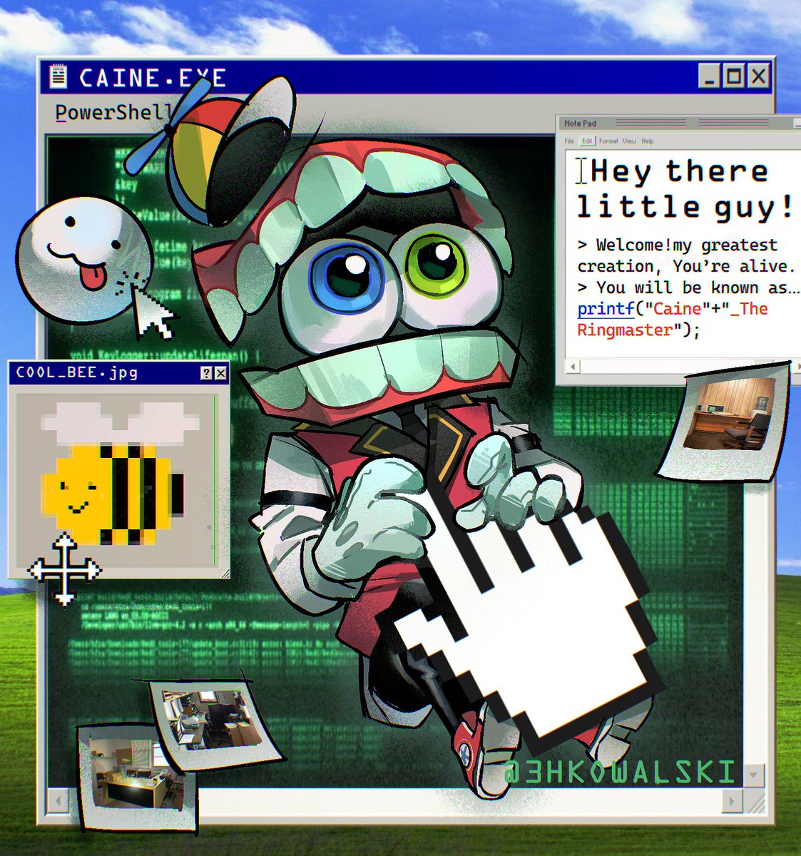 > Hello, World!
Well, you created him… now give him a purpose
#tadc #TheAmazingDigitalCircus #Caine