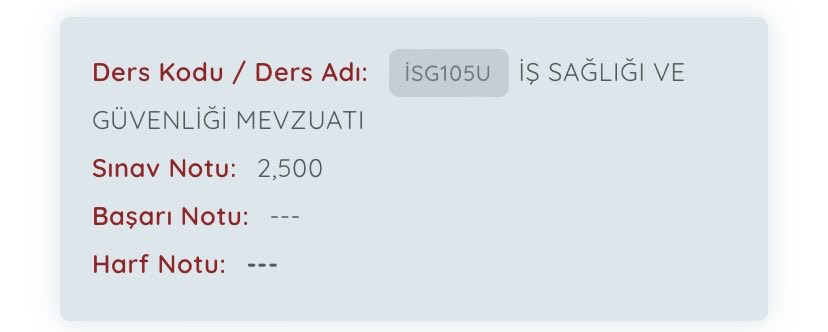 Yani adımı soyadımı da mı yazmamışım hocam ya