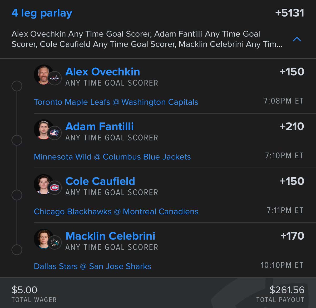 NHL Prop King tweet media