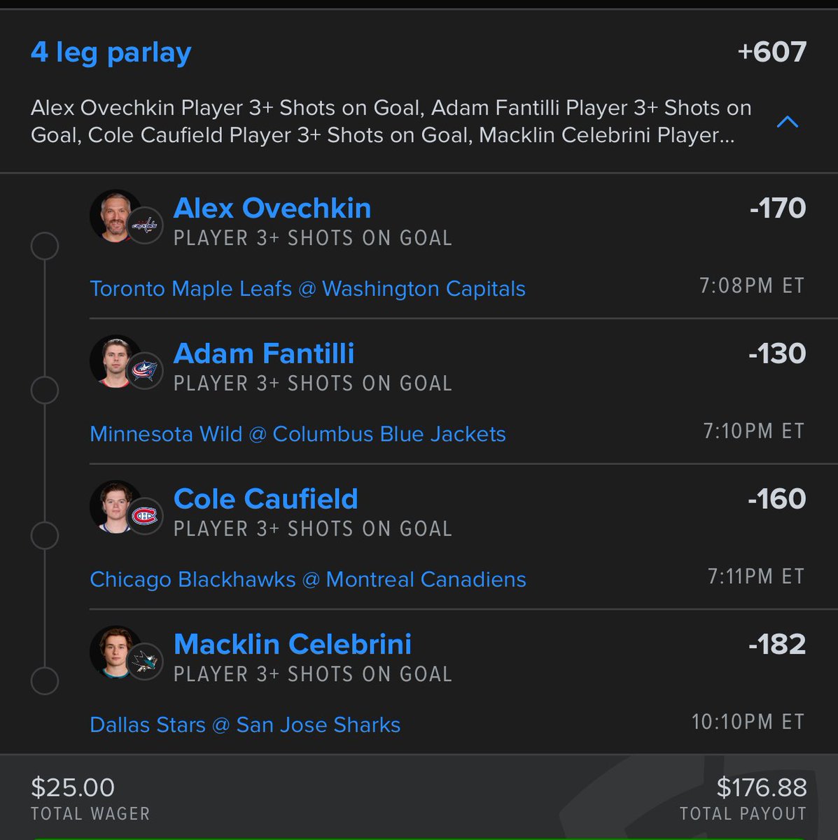 NHL Prop King tweet media