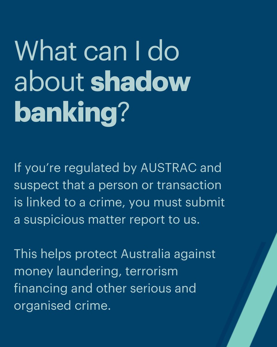 AUSTRAC's tweet photo. Can you spot the signs of shadow banking?

The Australian Sanctions Office, @DFAT &amp; AUSTRAC have issued a new advisory note on Iran’s shadow banking system. Identify the common indicators here: https://t.co/ievXXQKXsP https://t.co/gjSduLzPid