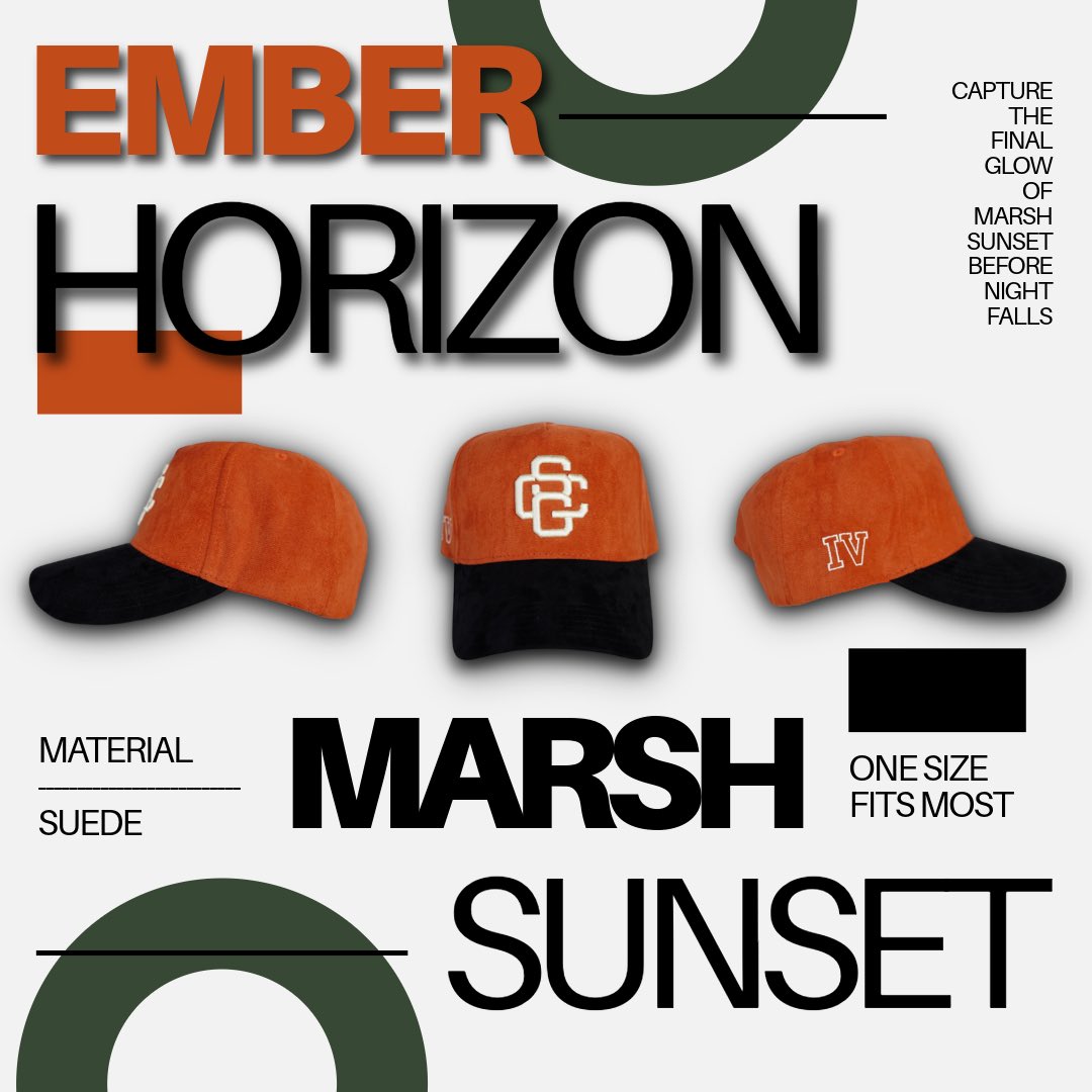 sweetgrasscloth's tweet photo. Marsh Sunset Snapbacks
Release Date: 12/19/2025
Link will only be sent to those who sign up! 
Link: https://t.co/GvDzAPjokB https://t.co/cA0lgpPG1J