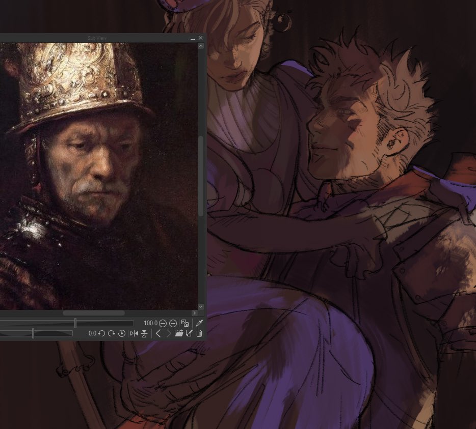 euforri's tweet image. studying rembrandt for hetalia yaoi
