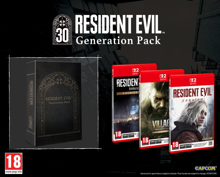 SaintAdams90's tweet photo. @game_collection I would definitely pick up the Resident Evil Generation Pack for Switch 2! https://t.co/7Tg2chBIaO