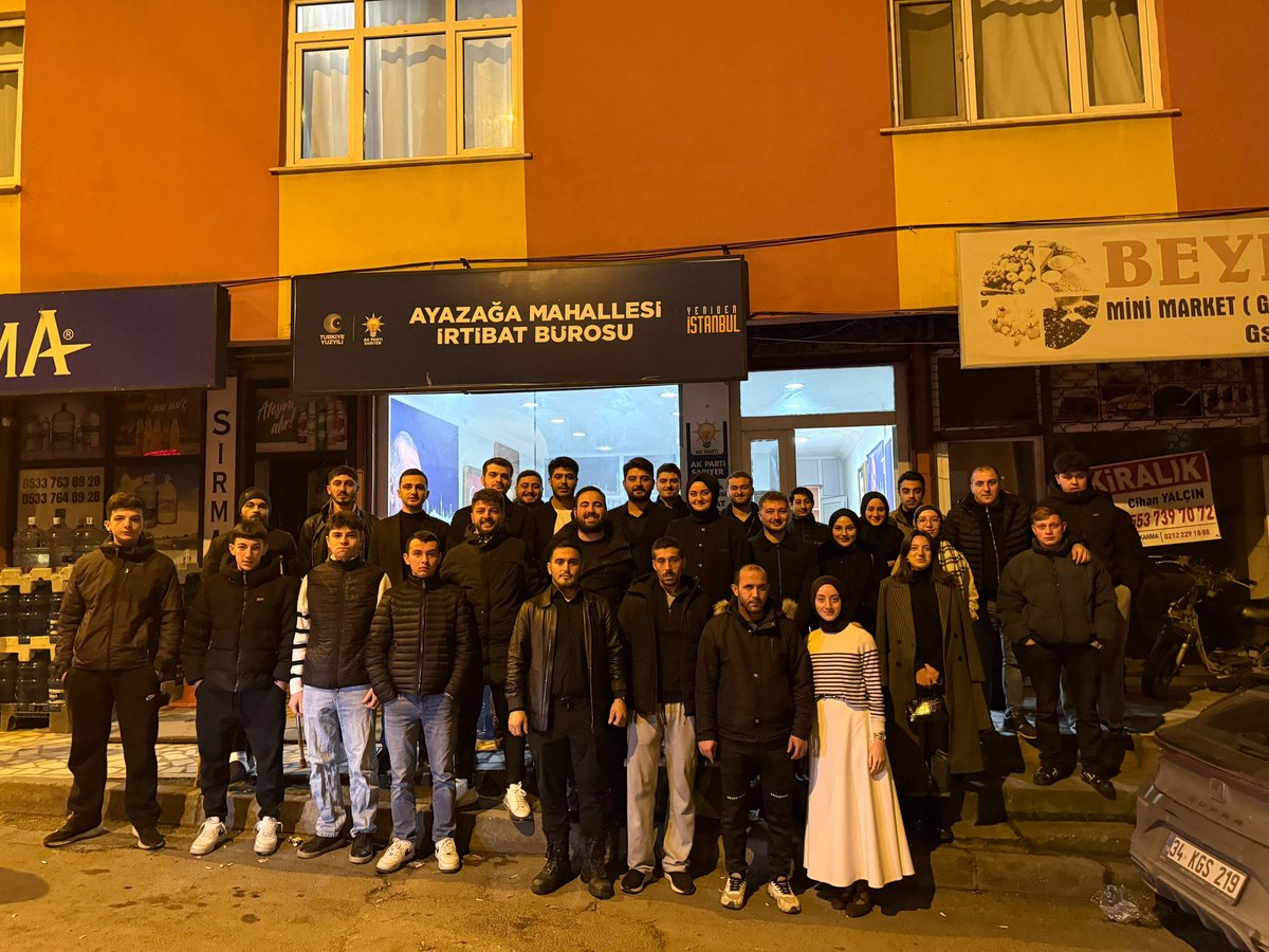 İlçe Gençlik Kolları Başkanımız <a href="/pelinhkymz/">Pelin Hakyemez</a> ile İl Yürütme ve Yönetim Sorumlularımız <a href="/MTufanKocak/">M. Tufan KOÇAK</a> ve Eyüp Yazıcı’nın katılımlarıyla, İlçe Yönetim Kurulu ve Ayazağa Mahalle Toplantımızı gerçekleştirdik.

Toplantımızın hayırlara vesile olmasını temenni ediyoruz.