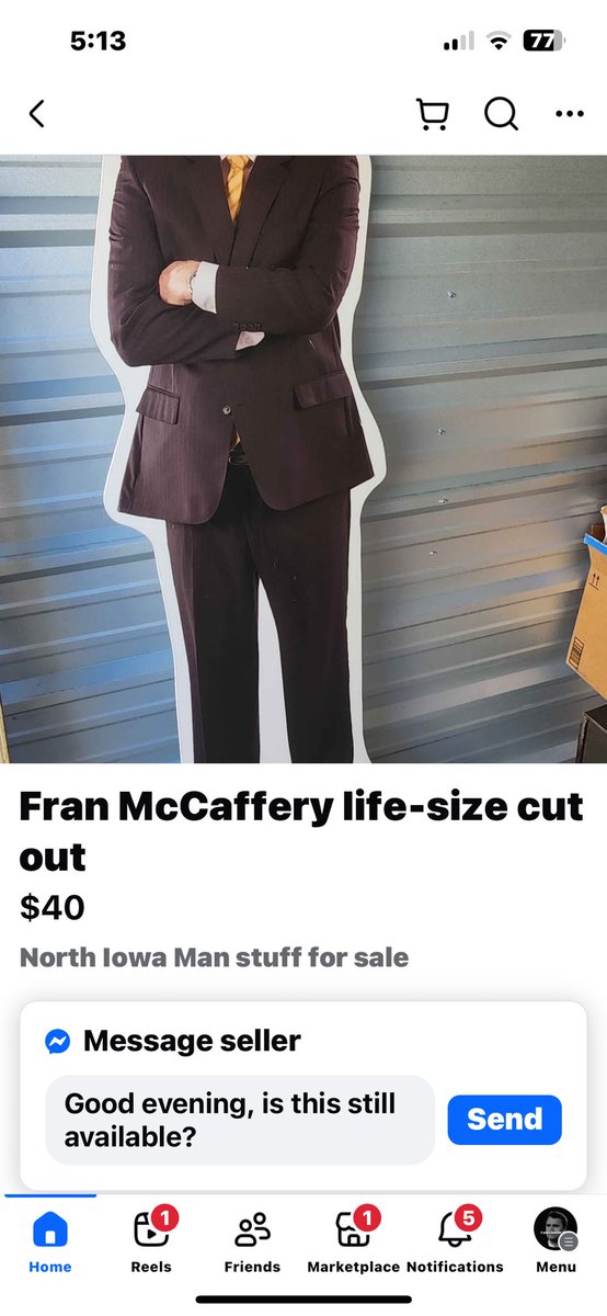 franzen_thomas's tweet photo. I feel like you guys need this @Hassel_Chris and @ChrisMWilliams for the studio.  Seems like a steal.  @IowaEverywhere https://t.co/6XjysQLHxg