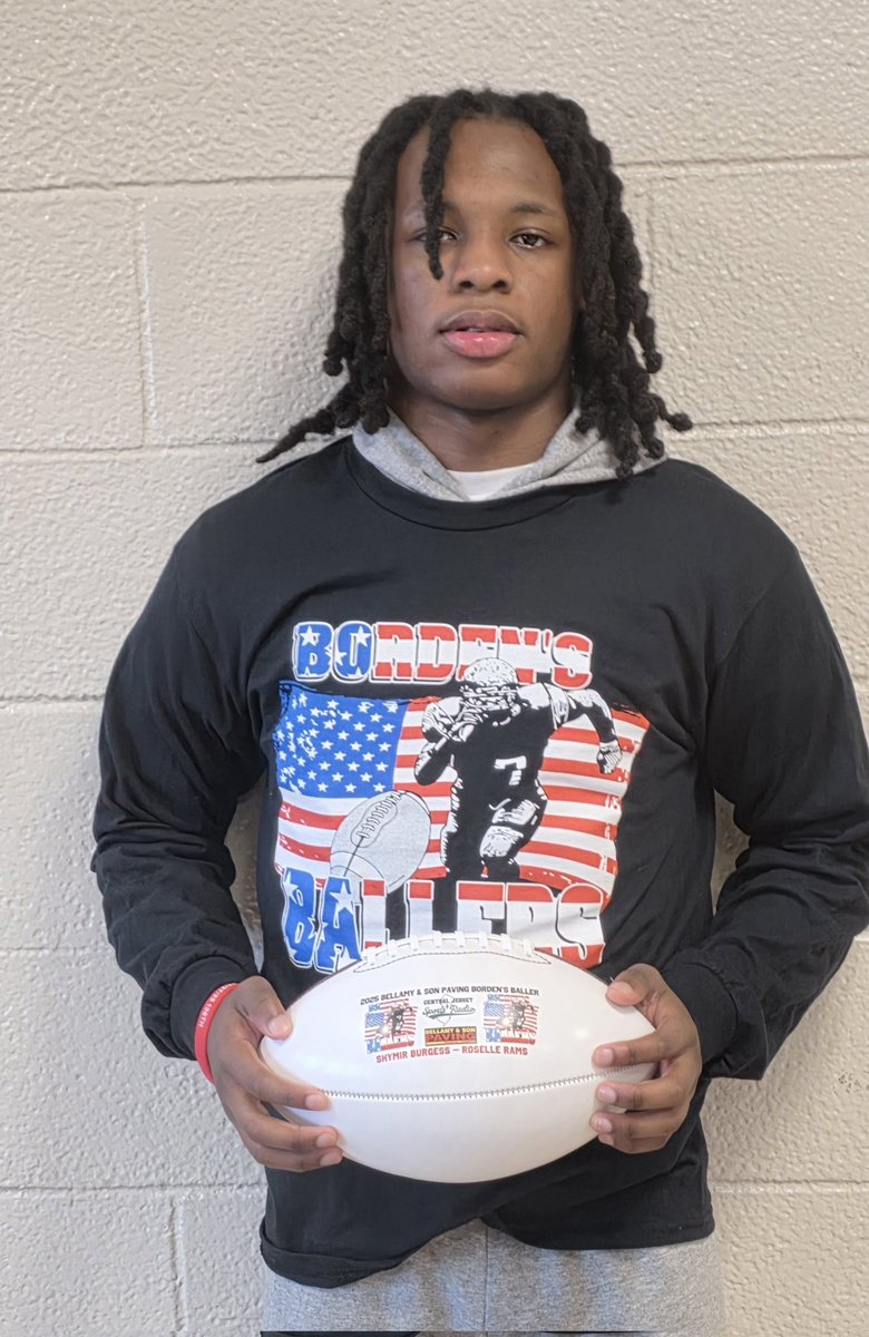 bordenfb4ever's tweet photo. Congratulations Shymir Burgess  Roselle HS Borden's Baller @Shymir_Burgess @Roselleramsfb https://t.co/RgMLnmIYWk