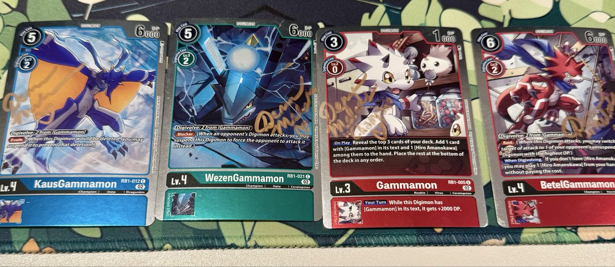 I will always cherish the evolution of gammamon <a href="/DeneenMelody/">Deneen Melody 💛</a> ❤️ #Digimon #digimonghostgame