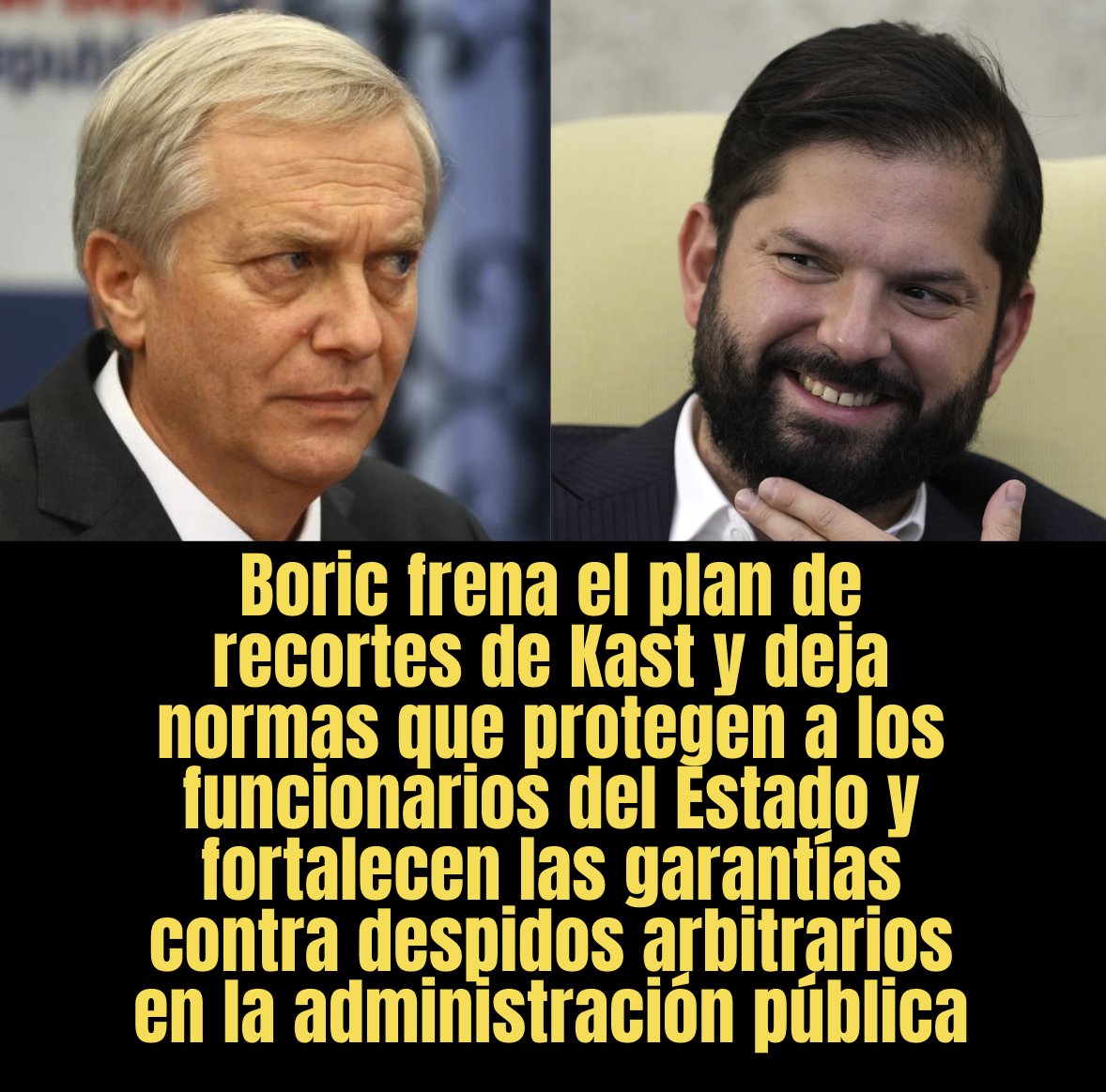 Boric deja reglas claras para asegurar la continuidad del Estado