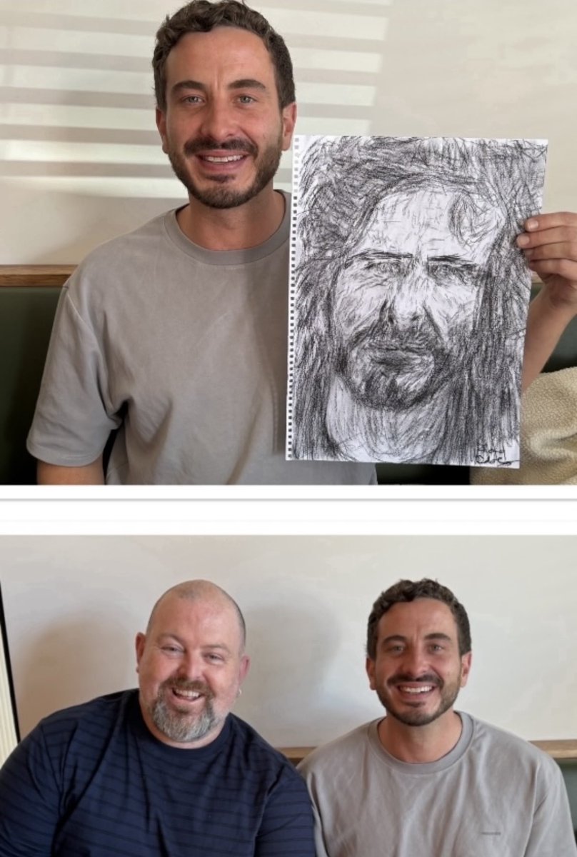 TomdeloheryJ's tweet image. In preparation for my 2026 #archibaldprize entry I had the pleasure of meeting &amp;amp; #drawing the amazingly talented &amp;amp; lovely #australianactor #ryancorr @artgalleryofnsw #archibald
#artgalleryofnsw #artgallerynsw
#artgalleryofnewsouthwales #art by #artistthomasdelohery