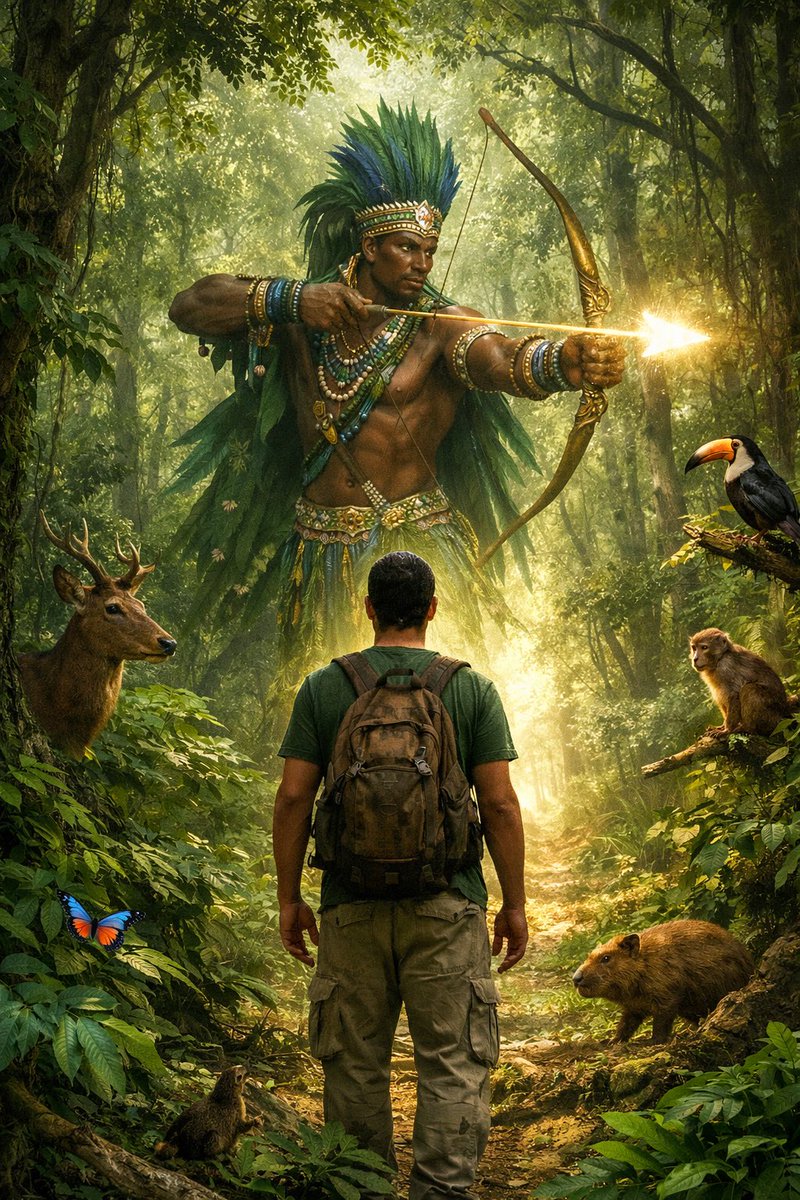 Nunca foi sorte sempre foi Oxóssi