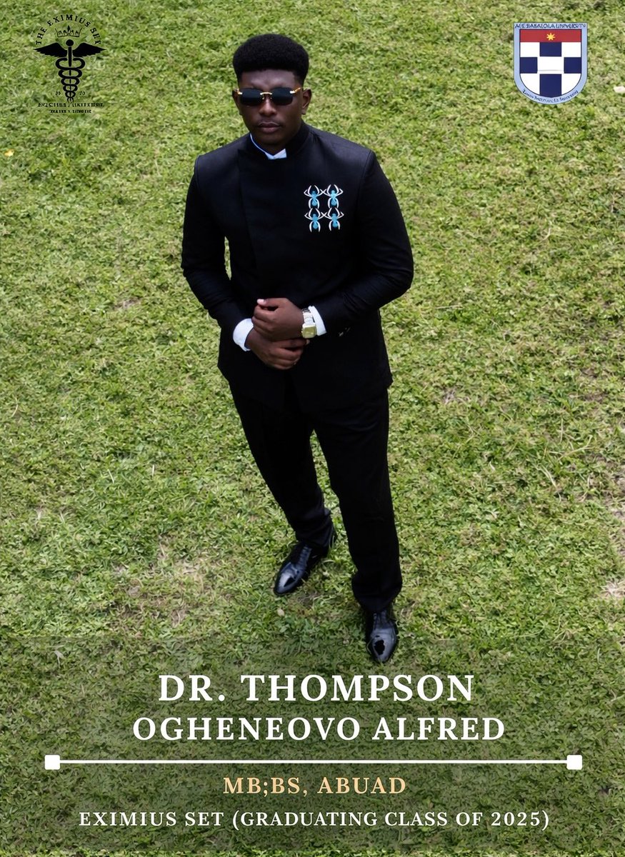 Im_a_Deity's tweet photo. I PASSED MY FINAL MB!!!!
After 7 years and 3 months of becoming, breaking and rebuilding, I’ve crossed the finished line.

DR. THOMPSON will see you now https://t.co/sbI0KPbe7C