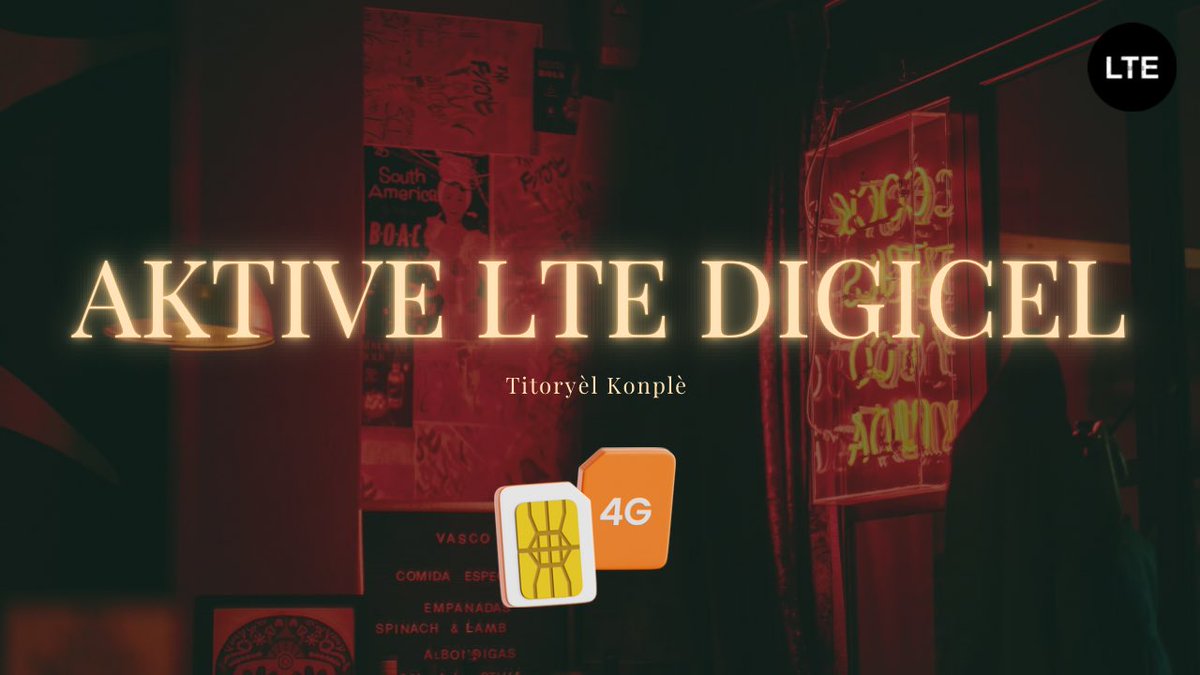 PaulWiclefjr_Ph's tweet image. 🚀 Ou Vle entènèt ou pi rapid sou telefòn ou? 
Gade videyo sa pou w aprann kijan pou aktive 4G LTE sou sim Digicel ou 📱💨 
👉 youtu.be/hkLfVeoTeps?si…

Ps: Titoryèl sa m fèl jodi 18 desanm lan👨🏾‍💻🤩