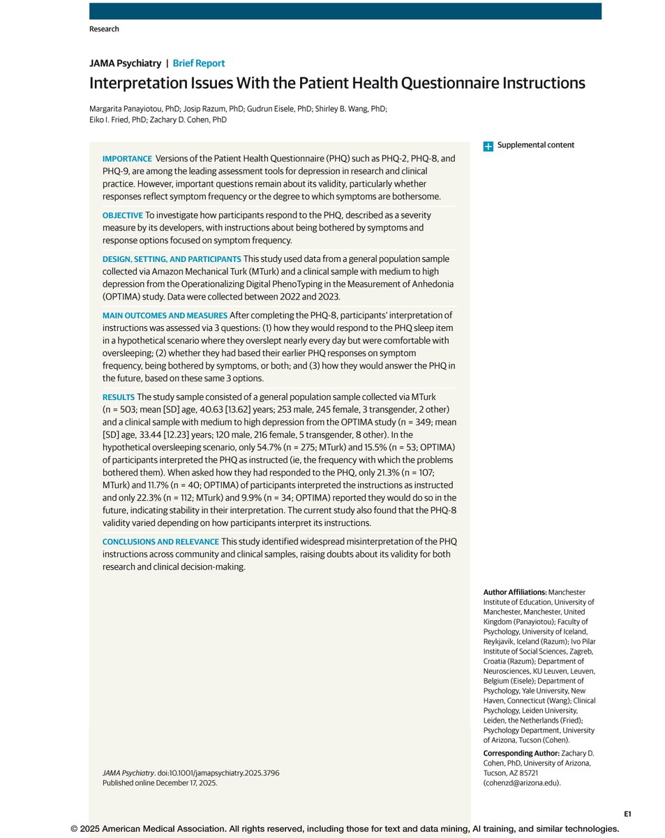 JAMA Psychiatry tweet media