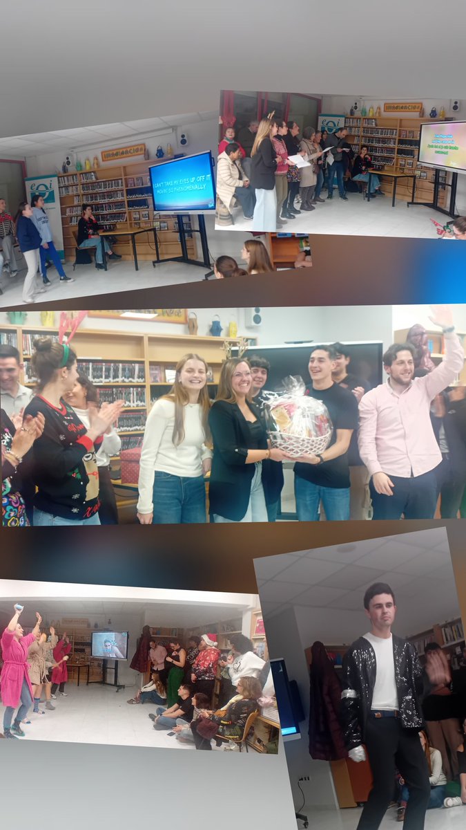 Acabamos el trimestre con la tercera edición del Karaoke intercultural navideño donde han participadp alumnos y profesores. Enhorabuena a los departamentos  premiados: euskera, italiano e inglés. ¡Nos vemos el 8 de enero!