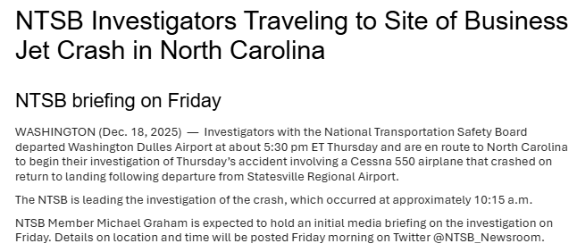NTSB Newsroom (@ntsb_newsroom) on Twitter photo 