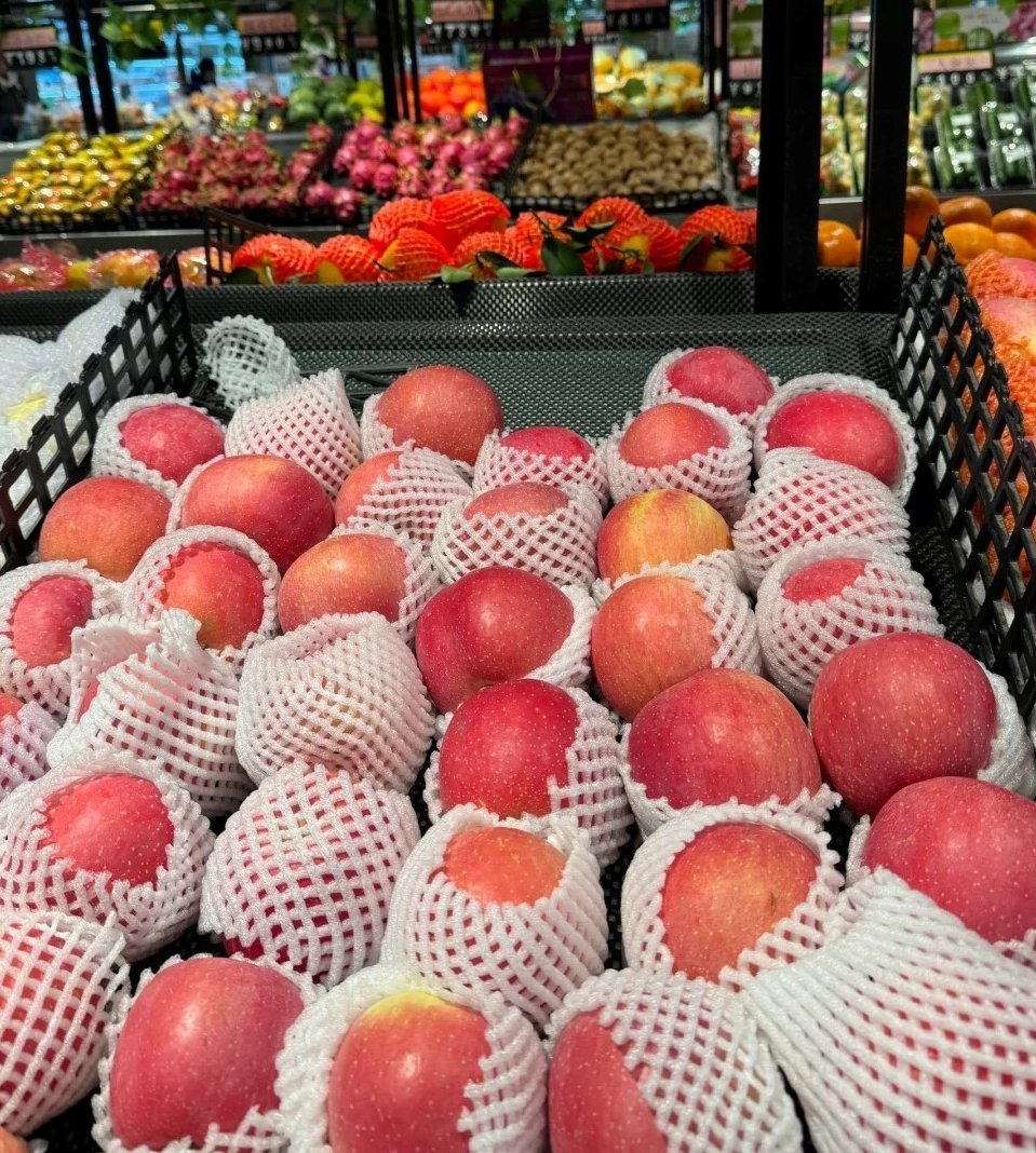 FernFern2156's tweet photo. Buying some fresh fruits and vegetables from the supermarket, filling the basket with color, goodness, and healthy choices for happy meals and a nourishing day ahead. 🥕🍎🥬🛒😊 https://t.co/Ck2GNI5KGU