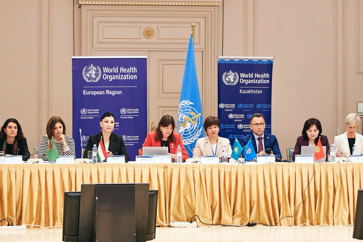 dejuan_andres's tweet photo. 🚀A major milestone for nursing &amp; midwifery in Central Asia Region!
Launch of the Strategic Directions for Nursing and Midwifery 2025–2030, a roadmap developed with 5 Ministries of Health and @WHO_Europe 

When we empower young nurses, we shape the future of health systems🌍 https://t.co/Ppk2jQpJI6