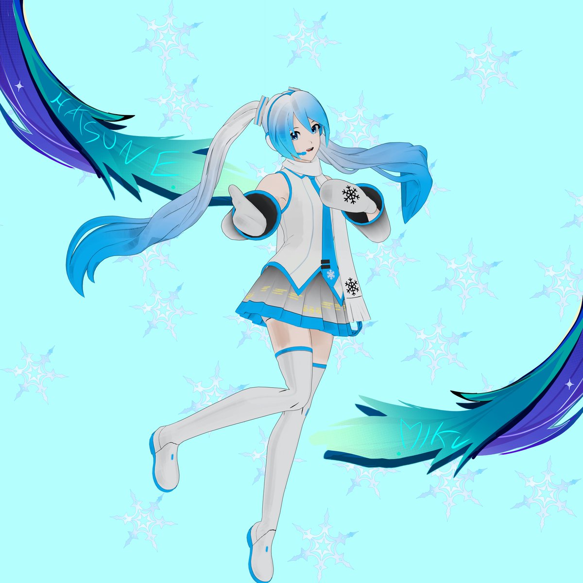 Snow Hatsune Miku
#Fortnite #FortniteArt #HatsuneMiku #Miku #初音ミク