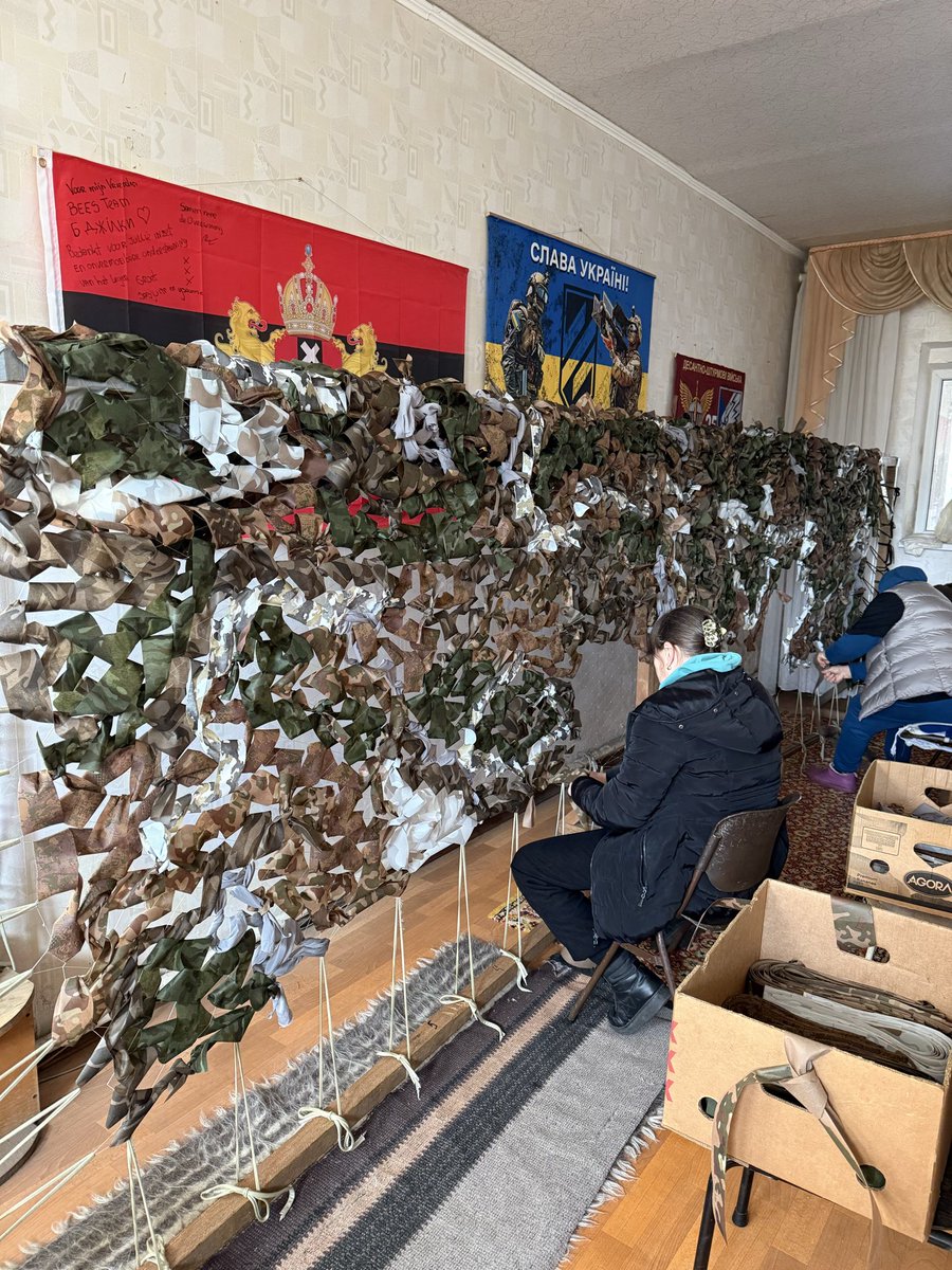 We handed over another 7 camouflage nets from our BEES 🐝 to the soldiers of the #12thBrigade_AZOV 🇺🇦! We are infinitely grateful to the girls for their hard work and great contribution to Victory🫂.
angelsofthefront.org
#Angels_of_the_Front