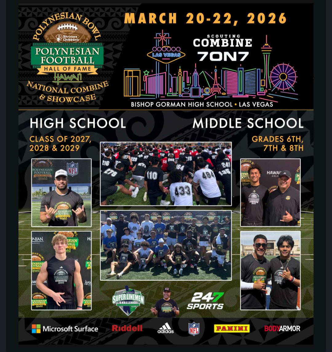 THANK YOU <a href="/polynesiabowl/">POLYNESIAN BOWL</a> &amp; <a href="/PolynesianFBHOF/">Polynesian Football</a> FOR THE INVITE THIS IS GOING TO BE A GREAT OFF-SEASON. "PUT GOD FIRST AND ALL WILL BE GRANTED TO YOU" 🙏🏿 👑💯
 <a href="/CoachNateOishi/">Nathaniel Oishi</a> <a href="/Coach_JDAlex/">JD Alexander</a> <a href="/ChuckW_8/">Chuck🎱</a> <a href="/BrandonHuffman/">Brandon Huffman</a> <a href="/GregBiggins/">Greg Biggins</a> <a href="/CoachLanceo/">Coach Lance</a> <a href="/ttherzog/">Coach Trent Herzog</a> <a href="/MikeWatersP1/">Michael Waters | Phase 1 Sports, Inc</a>