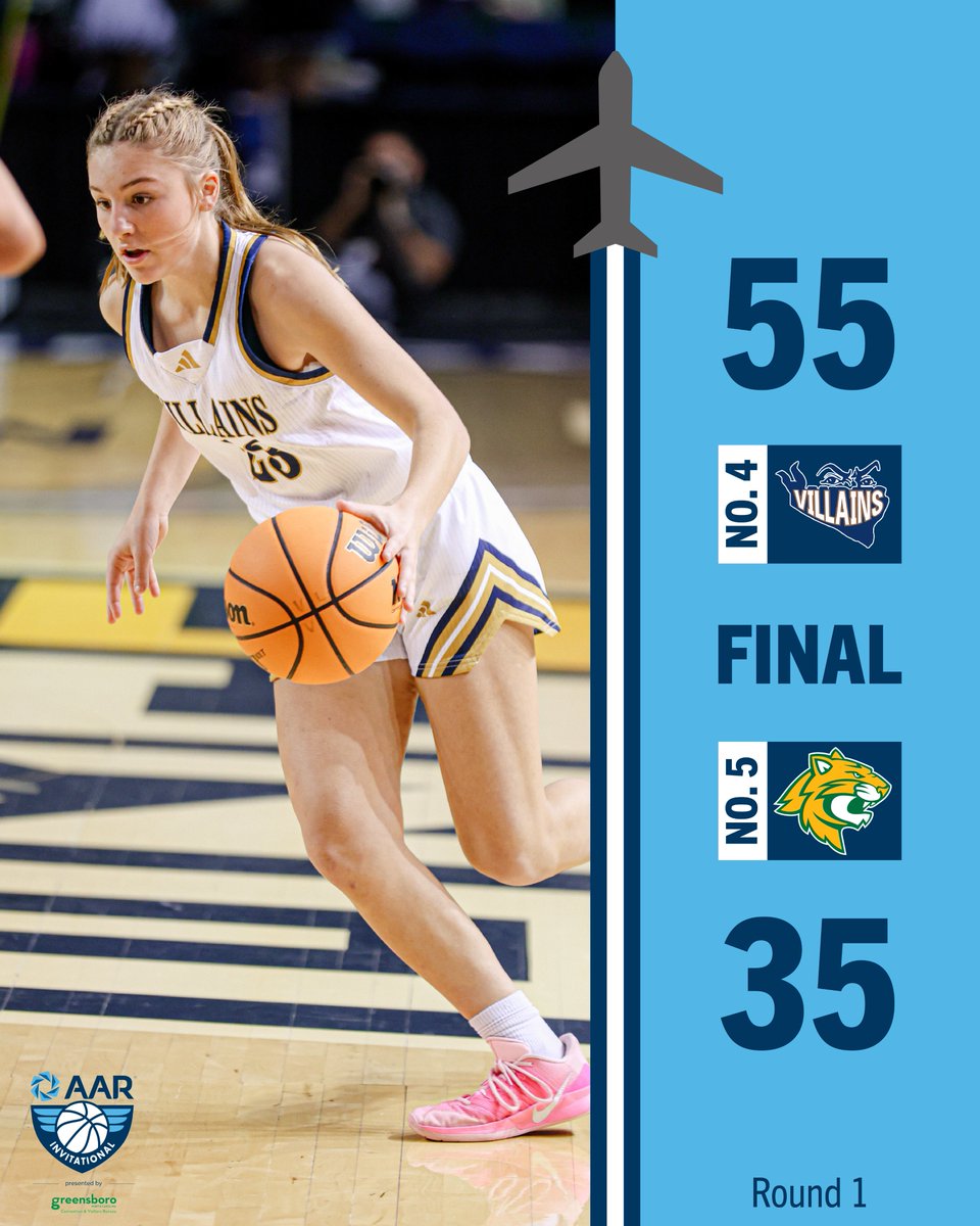 No. 4 Bishop defeats No. Greensboro Day in Round 1 of the AAR Invitational.

Bishop will play in the semi-finals tomorrow at 3:30 PM in the Novant Health Fieldhouse.