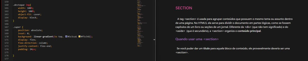 LetTheCode's tweet image. ✨✨DIA 3 | #100DiasDeCodigo✨✨
  Hoje não continuei o código. Usei o tempo para revisar algumas tags e, como fazia um tempo que não mexia com HTML e CSS, criei um caderno de estudos no Notion para revisar tudo na prática.